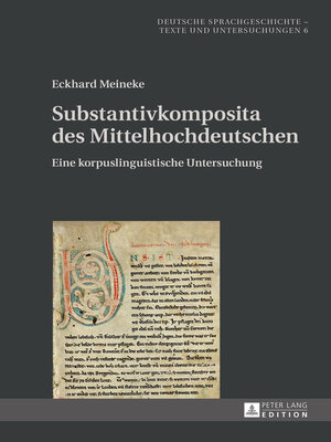 cover image of Substantivkomposita des Mittelhochdeutschen